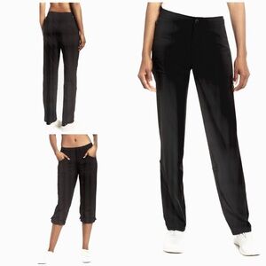 Patagonia Black High Spy Convertible Roll Up Hiking Pants Size 4